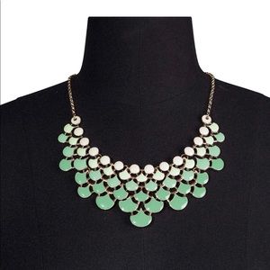Shades of green necklace.